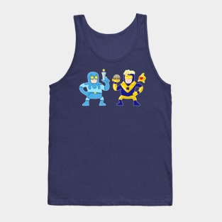 Blue and Gold Tank Top